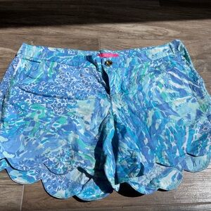 Lily Pulitzer Buttercup Scallop Hem Women's Shorts